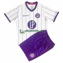 2022-2023 Toulouse FC Trøje Hjemmebane Kort ærmer ,Børn Fodboldsæt