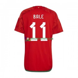 Wales Trøje Bale 11 Hjemmebane World Cup 2022 Kort ærmer ,Mænd
