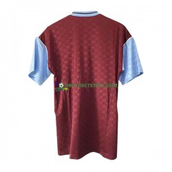 West Ham United Trøje Retro Hjemmebane 1989-1990 Kort ærmer ,Mænd