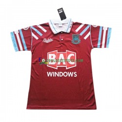 West Ham United Trøje Retro Hjemmebane 1991-1992 Kort ærmer ,Mænd