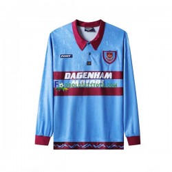 West Ham United Trøje Retro Hjemmebane 1995-1996 Lange ærmer ,Mænd