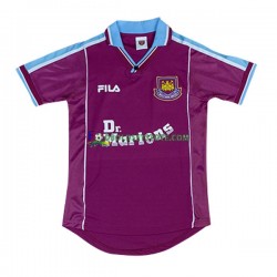 West Ham United Trøje Retro Hjemmebane 1999-2001 Kort ærmer ,Mænd